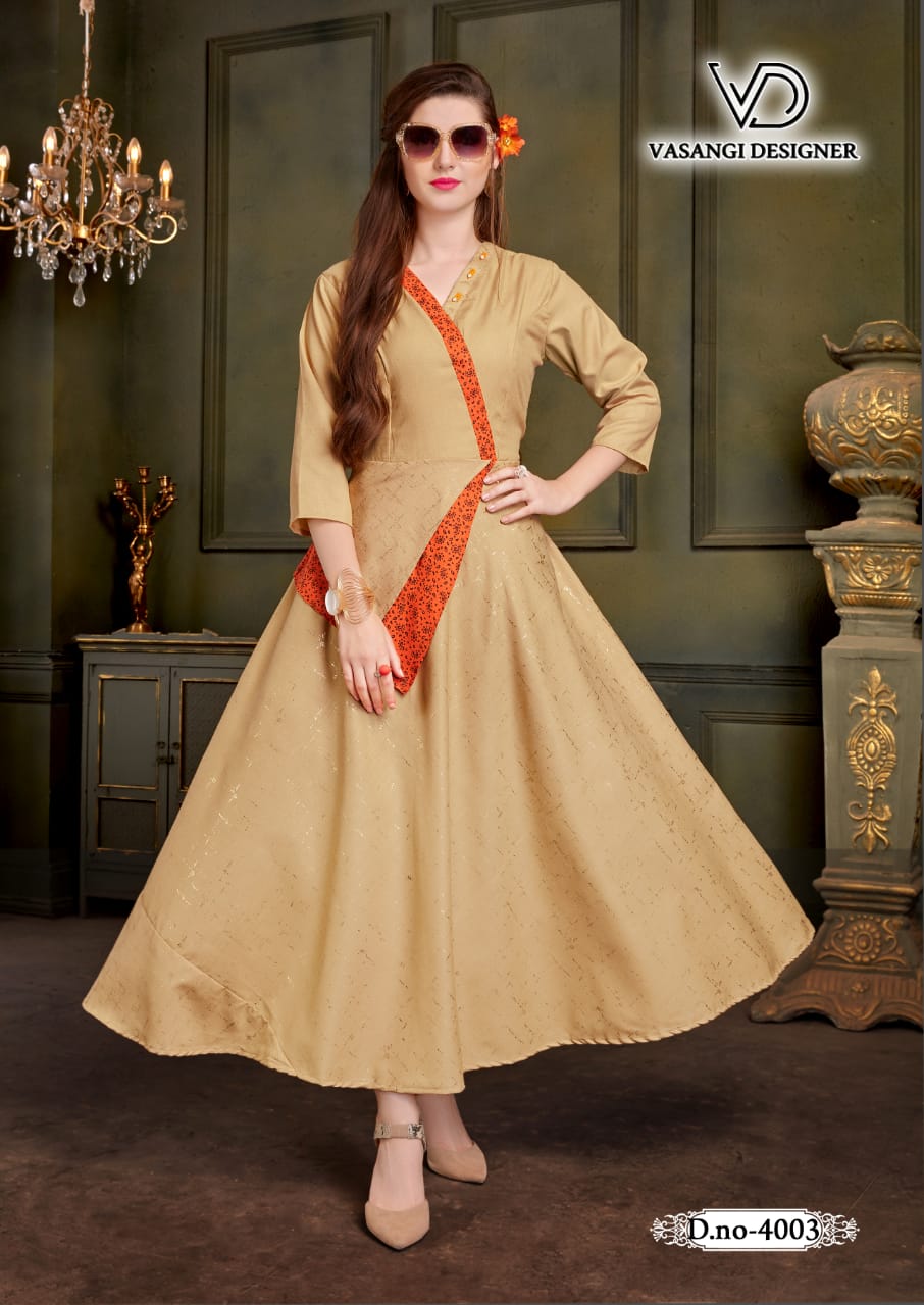 Rangat Vol-2 Vasangi Designer Rubby Slub Kurtis Rangat Vol-2 Vasangi Designer Rubby Slub Kurtis